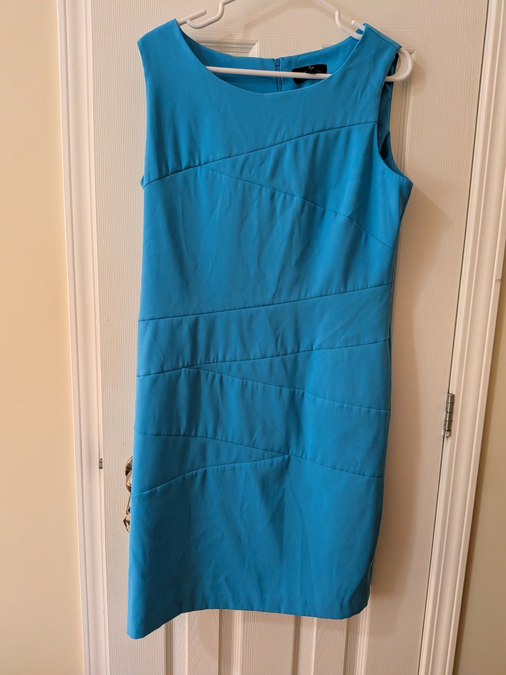 Ronni Nicole Sleeveless Turquoise Sheath Dress